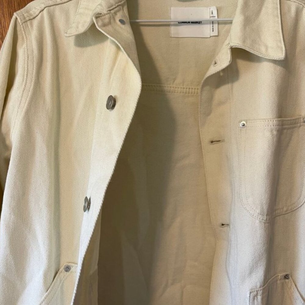 Women's Common Market Off White Denim Jacket - Picture 3 of 3
